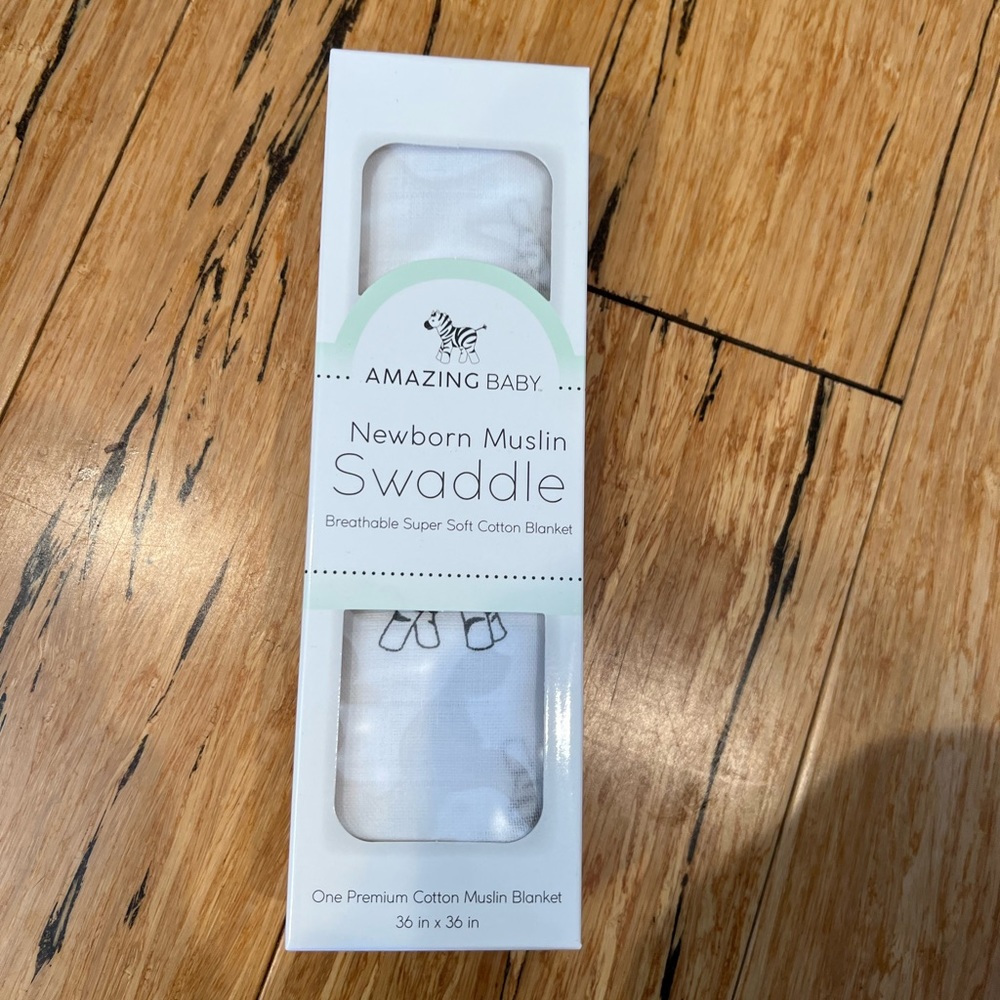 Newborn Muslin Swaddle zebra’s